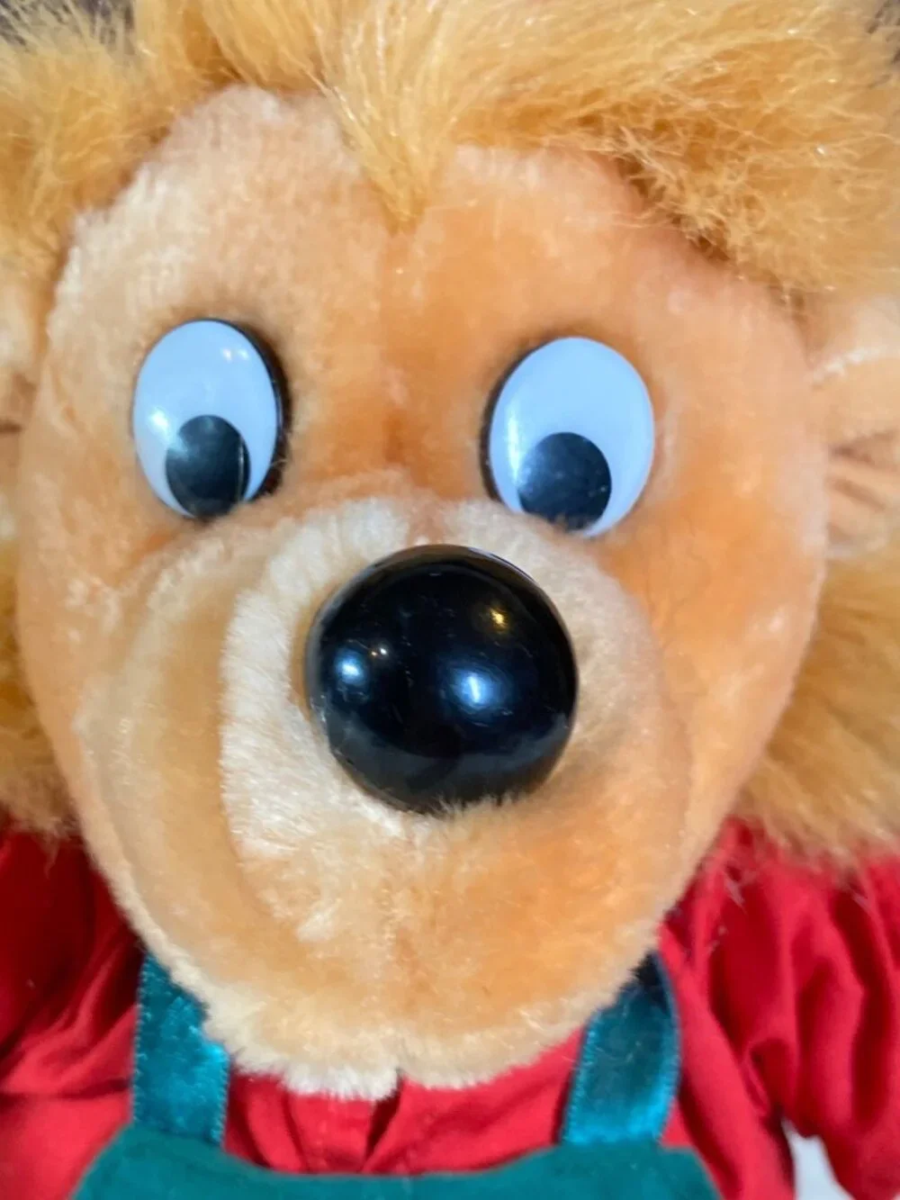 Christmas Berenstain Bears Applause  Brother Son Winter Santa Hat  Plush Vintage